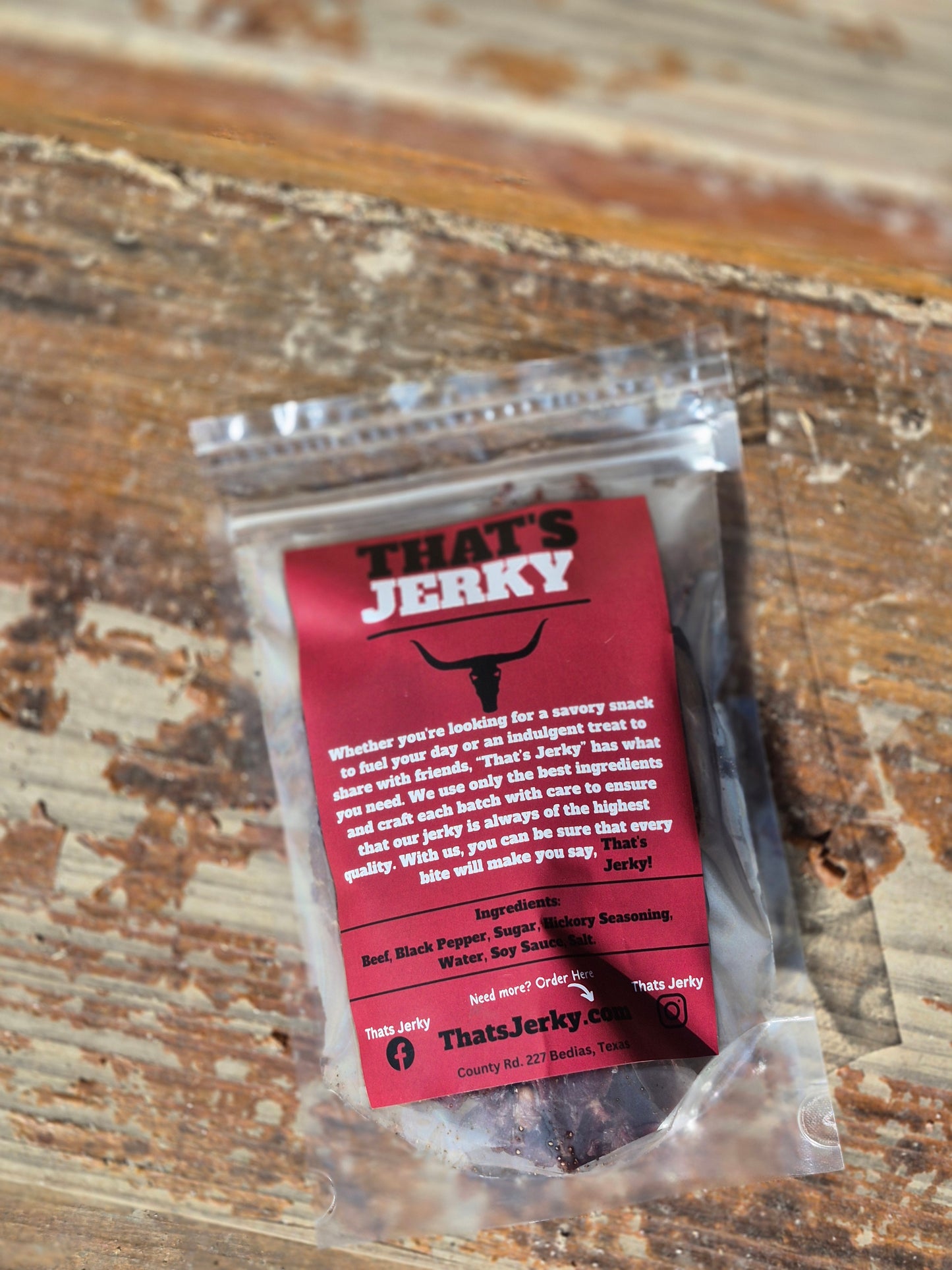 Organic Hickory Smoke Beef Jerky