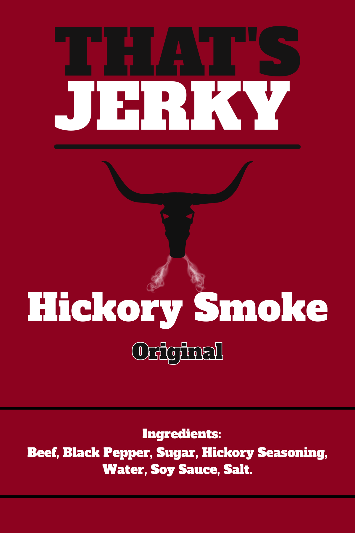 Beef Jerky Hickory Smoke