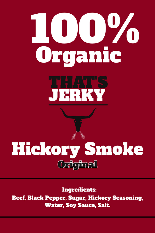 Organic Hickory Smoke Beef Jerky