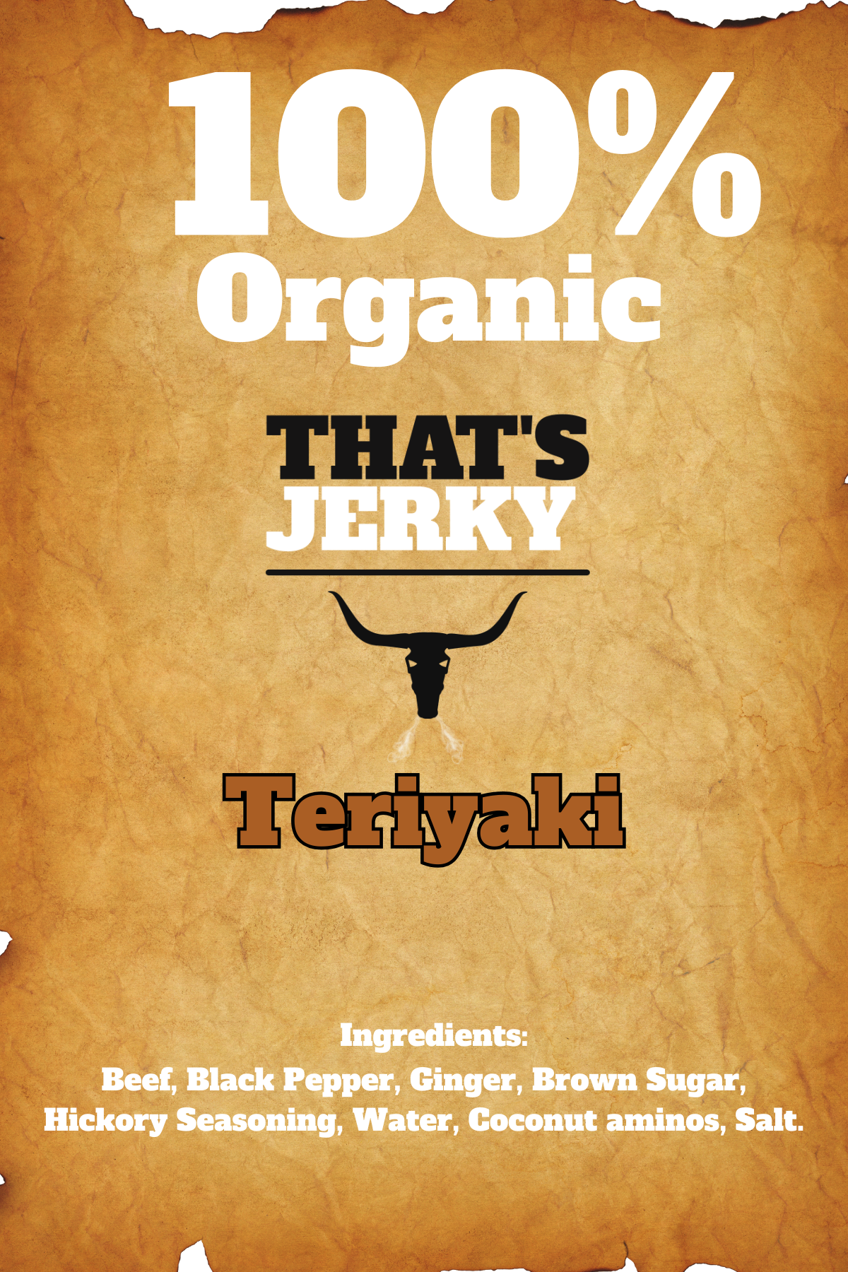 Organic Teriyaki Beef Jerky